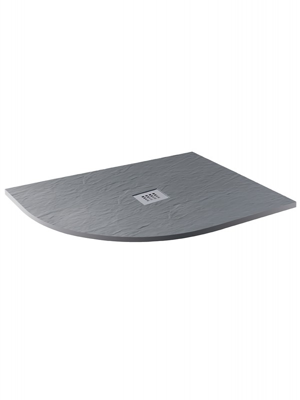 Mx Mineral 1200x800 O/s Quadrant Left Hand Slate Ash Grey
