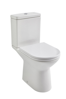 Roca Andes - Close Coupled Open Back Rimless WC - Boxed