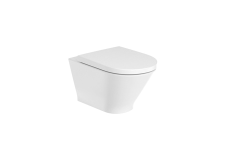 Roca The Gap Round Rimless Wall Hung Bundle Pack inc Pan, Seat, Frame & Plate (Special Offer)
